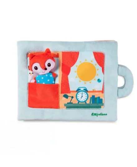 Lilliputtiens - miękka książeczka aktywizująca z mini - przytulanką „Dzień dobry, mały lisku” Lilliputtiens - miękka książeczka aktywizująca z mini - przytulanką „Dzień dobry, mały lisku”