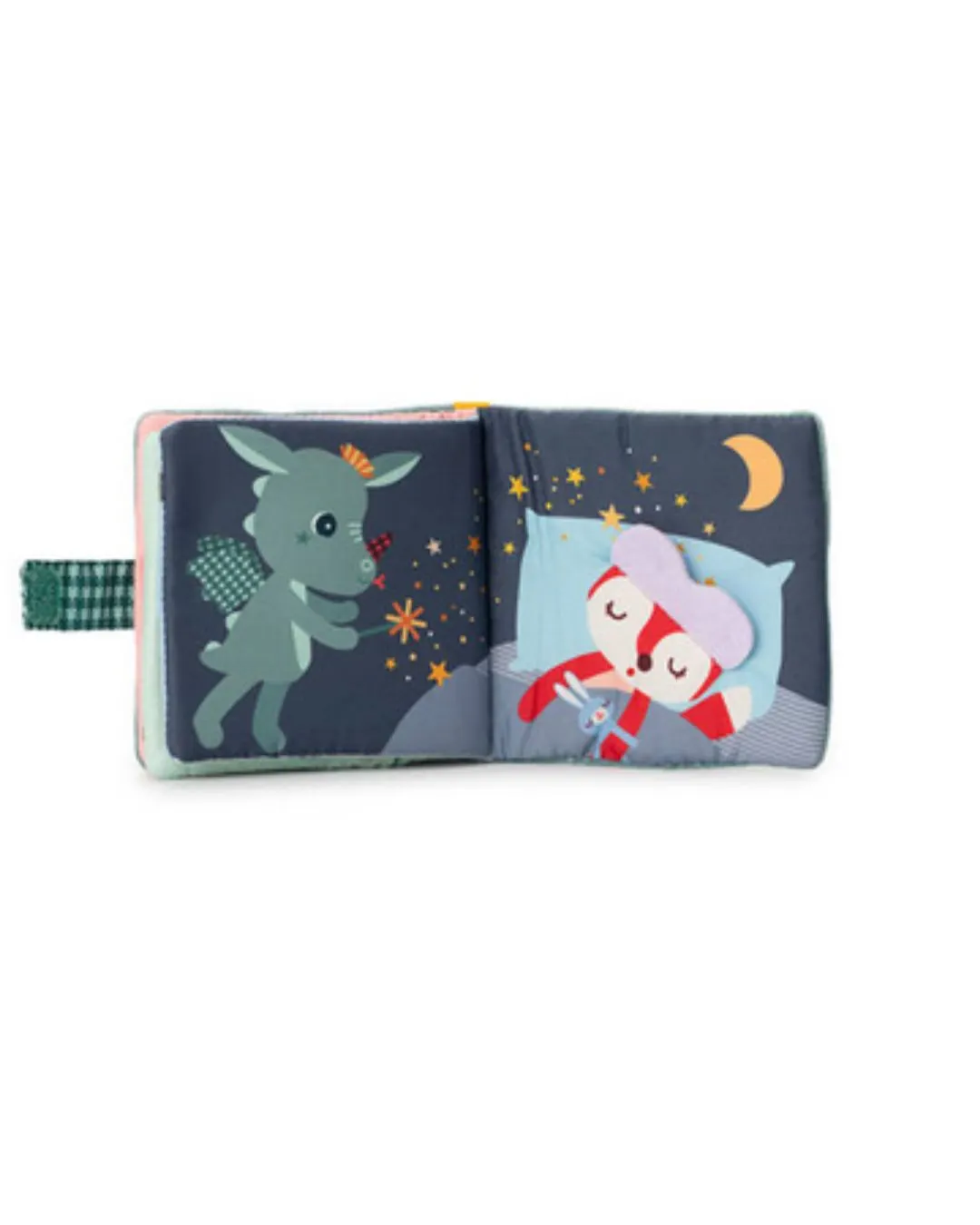 Lilliputiens - miękka książeczka sensoryczna z gryzakiem Smok Joe 6 m+ Lilliputiens - miękka książeczka sensoryczna z gryzakiem Smok Joe 6 m+