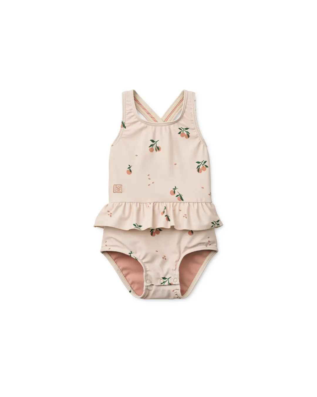 Liewood - strój kąpielowy jednoczęściowy UV Amara peach sea shell