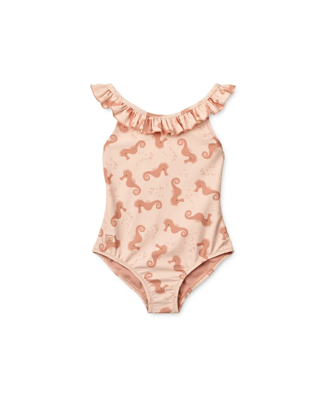 Liewood - strój kąpielowy jednoczęściowy z nadrukiem UV Kallie seahorse apple blossom