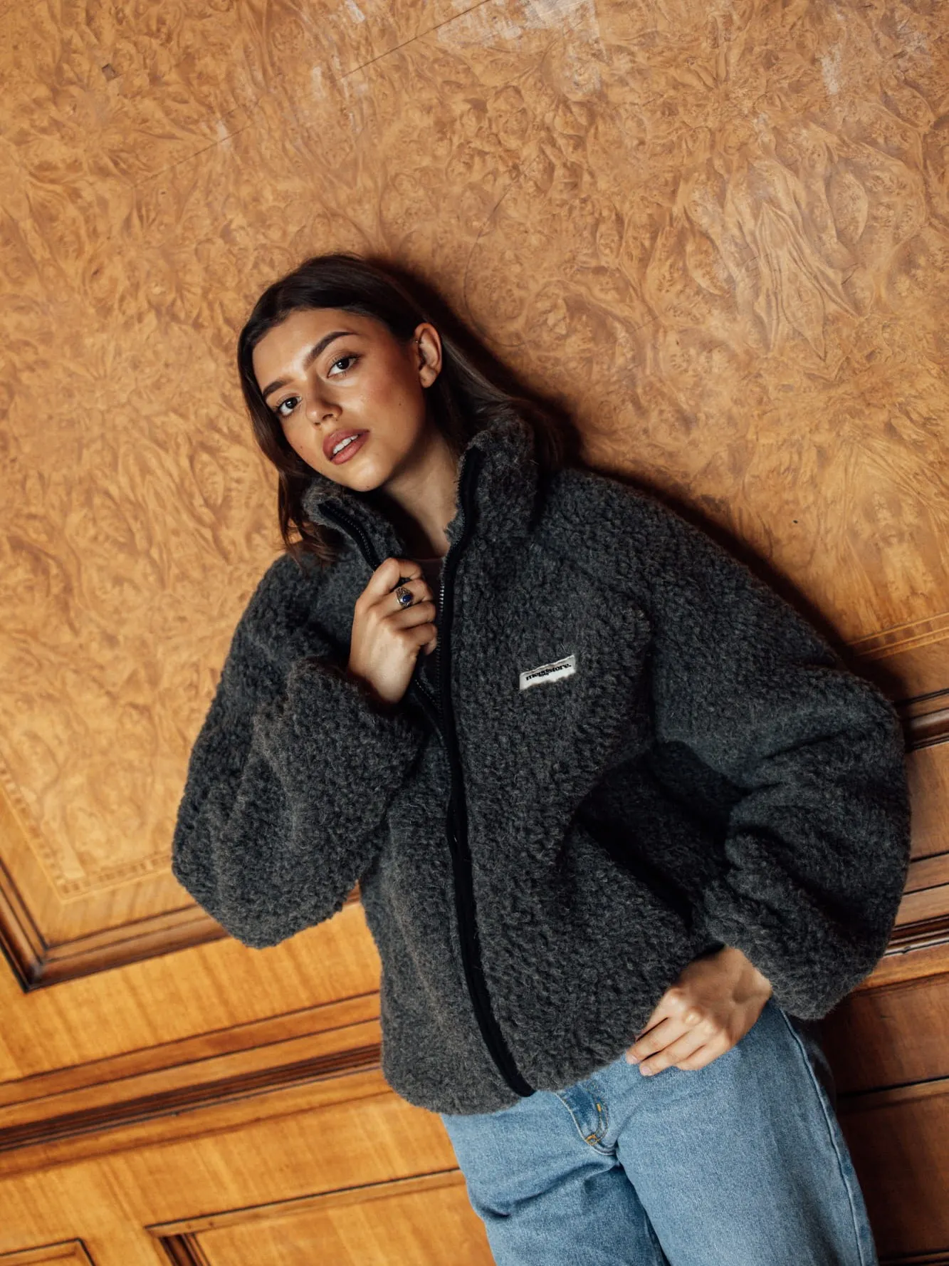 Meggstore - bomber jacket Graphite Meggstore - bomber jacket Graphite