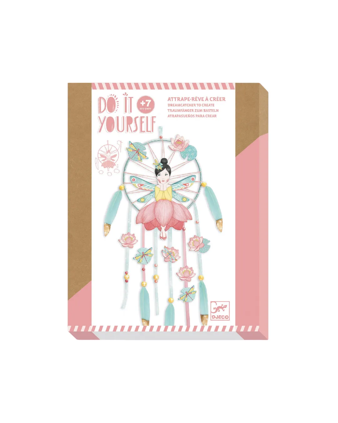 Djeco - zestaw zrób to sam - Łapacz snów Wróżka Lotosu Djeco - zestaw zrób to sam - Łapacz snów Wróżka Lotosu