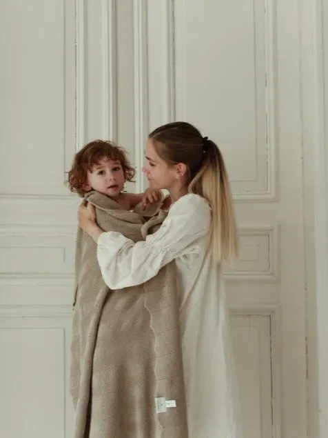 My Memi - bambusowy kocyk 80x100 fir Beige My Memi - bambusowy kocyk 80x100 fir Beige