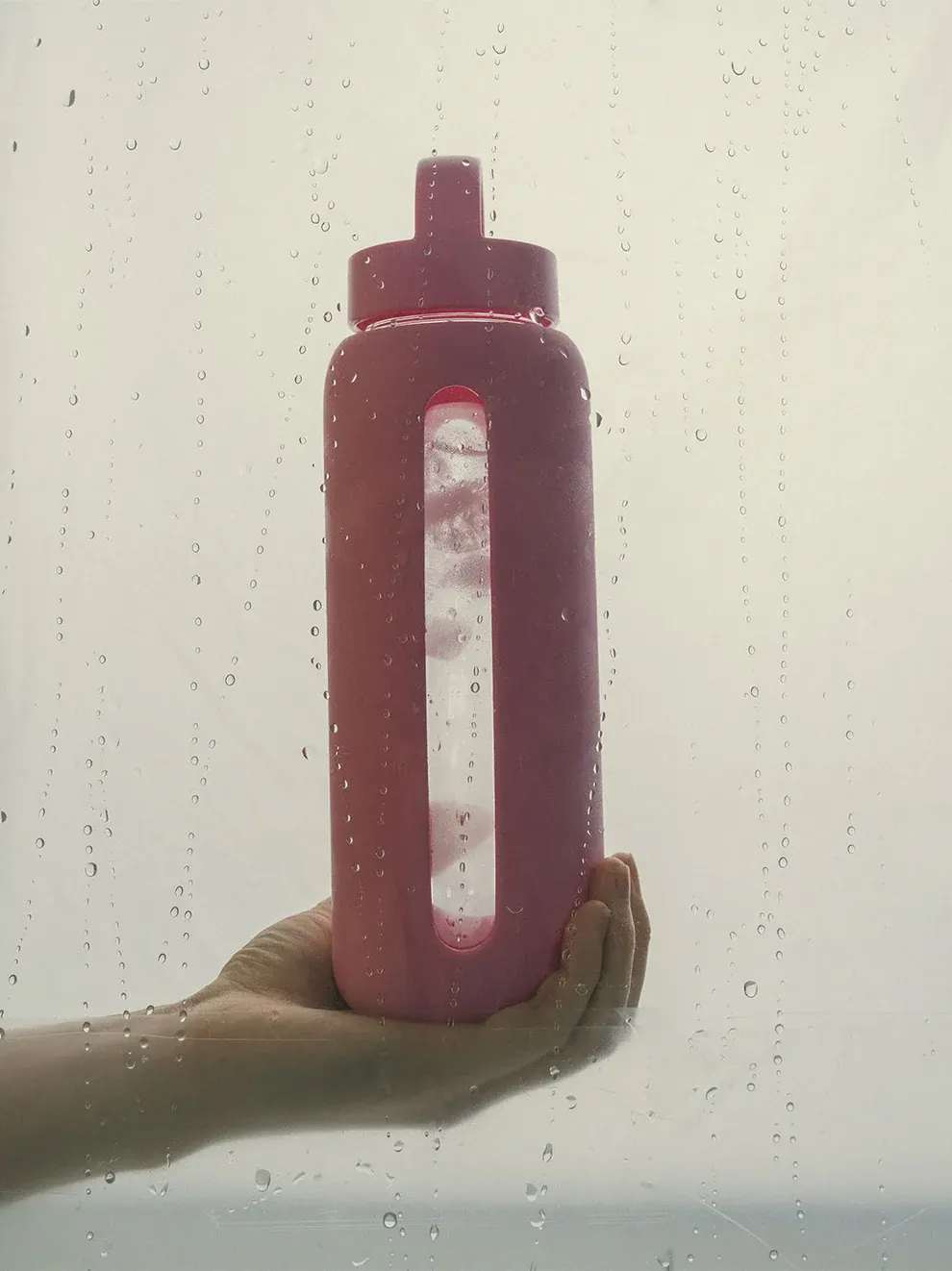 Bink - szklana butelka Bink Day 600 ml Bubble gum