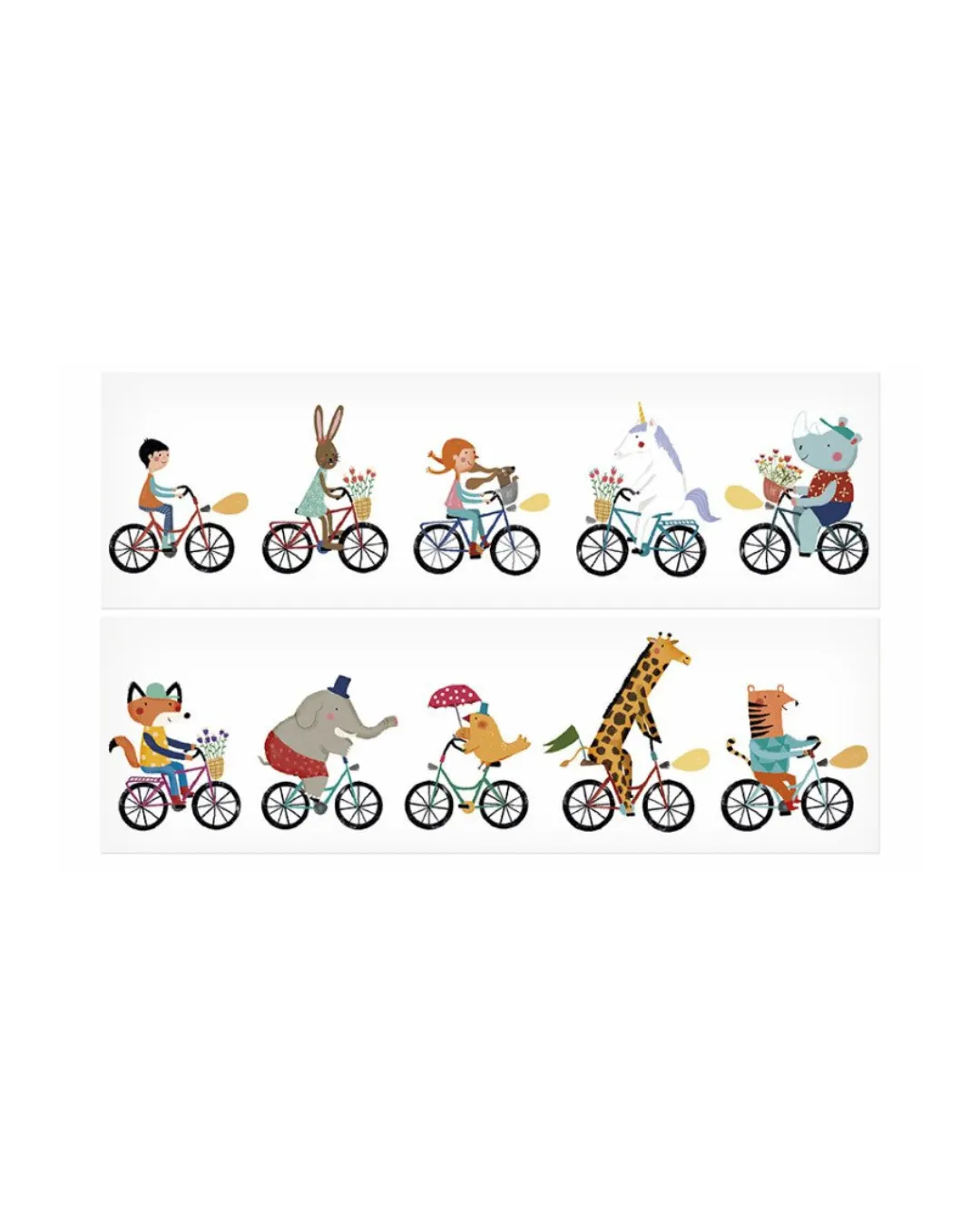 Londji - tatuaże zmywalne dla dzieci Rowerzyści