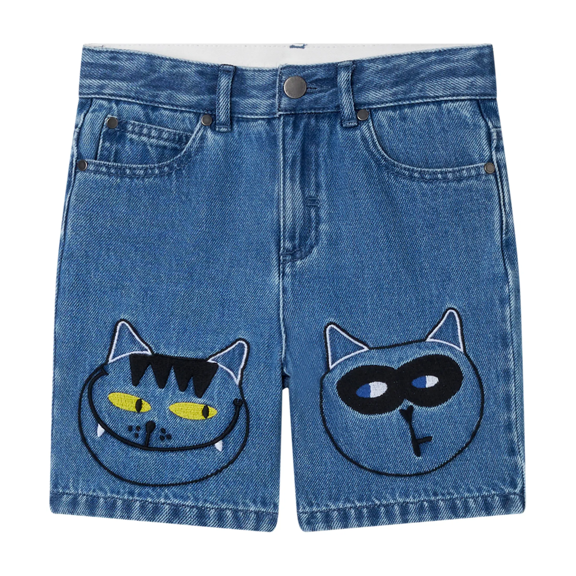Stella McCartney - szorty jeansowe Cats Stella McCartney - szorty jeansowe Cats