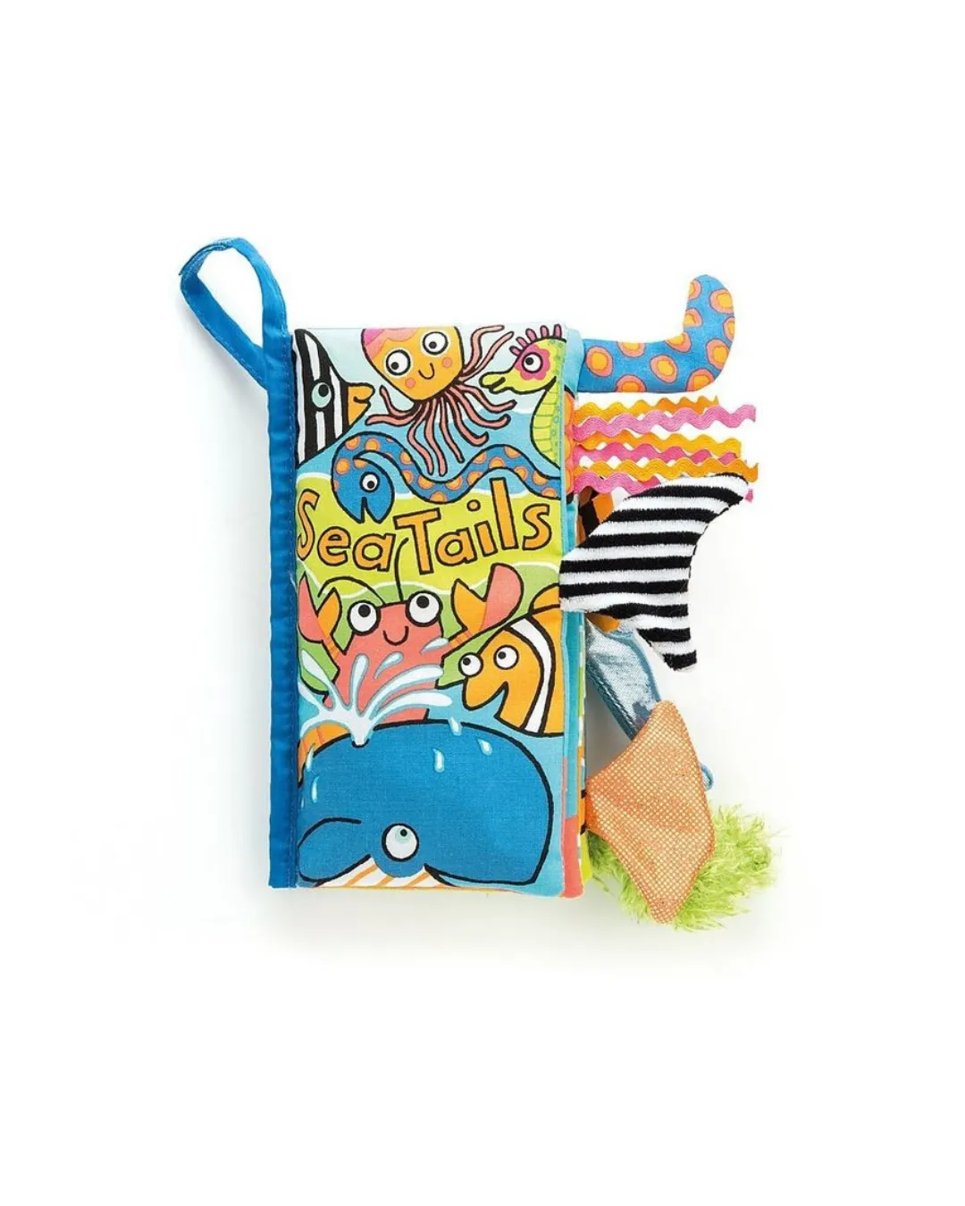 Jellycat - książeczka sensoryczna z ogonami dla dzieci "Sea Tails" Jellycat - książeczka sensoryczna z ogonami dla dzieci "Sea Tails"