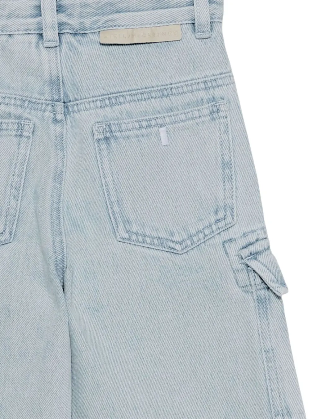 Stella McCartney - spodnie jeansowe dziewczęce z zamkami i kieszeniami Stella McCartney - spodnie jeansowe dziewczęce z zamkami i kieszeniami