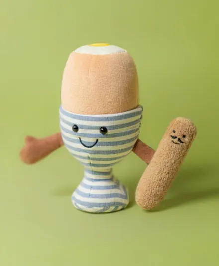 Jellycat - Wesołe Jajko na Miękko w Kieliszku 16 cm Jellycat - Wesołe Jajko na Miękko w Kieliszku 16 cm