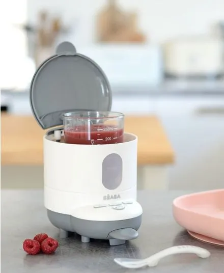 Beaba - ekspres do mleka 2w1 Bib'expresso® White Grey Beaba - ekspres do mleka 2w1 Bib'expresso® White Grey