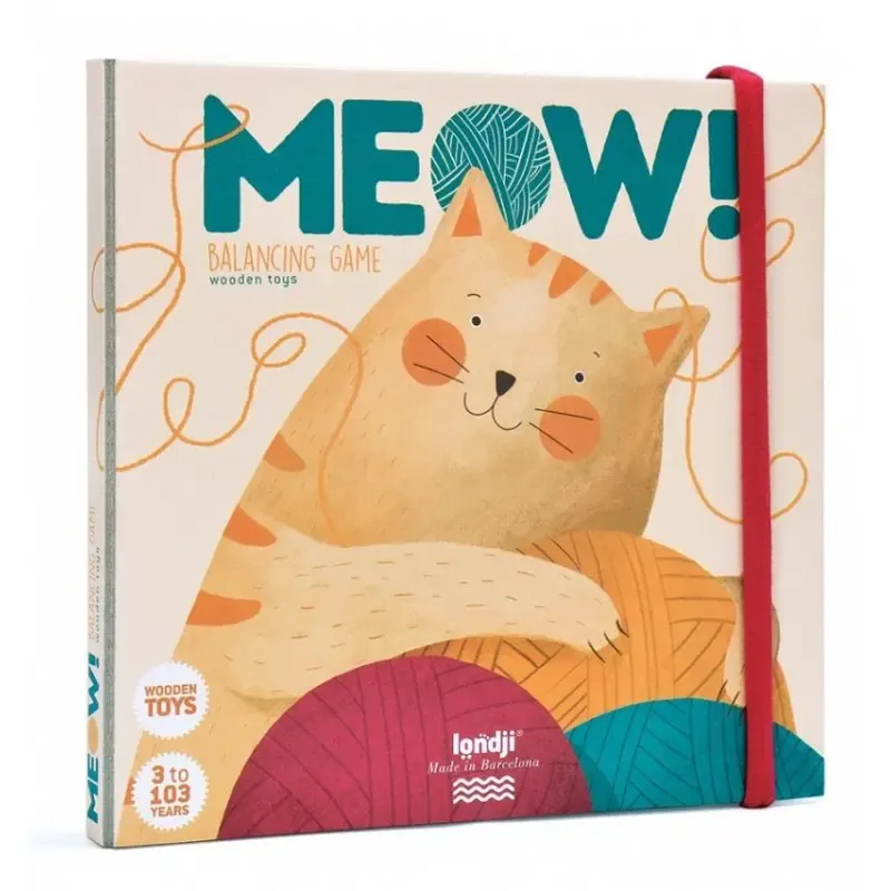 Londji - gra zręcznościowa Równoważnia drewniana Kotek
