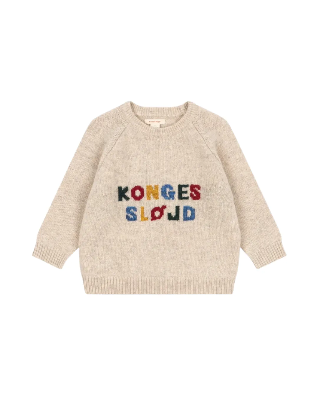 Konges Sløjd - sweter dziecięcy z wełny Billi Off white