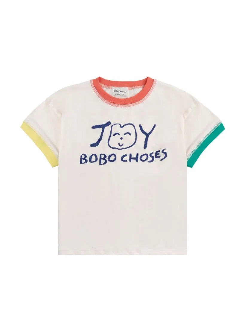 BOBO CHOSES - T-shirt dziecięcy Smiling z uśmiechem off white złamana biel BOBO CHOSES - T-shirt dziecięcy Smiling z uśmiechem off white złamana biel