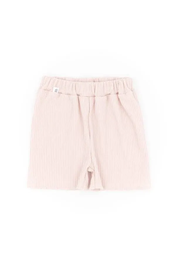 Bamboom - bambusowe krótkie spodenki niemowlęce dla chłopca Pure różowe