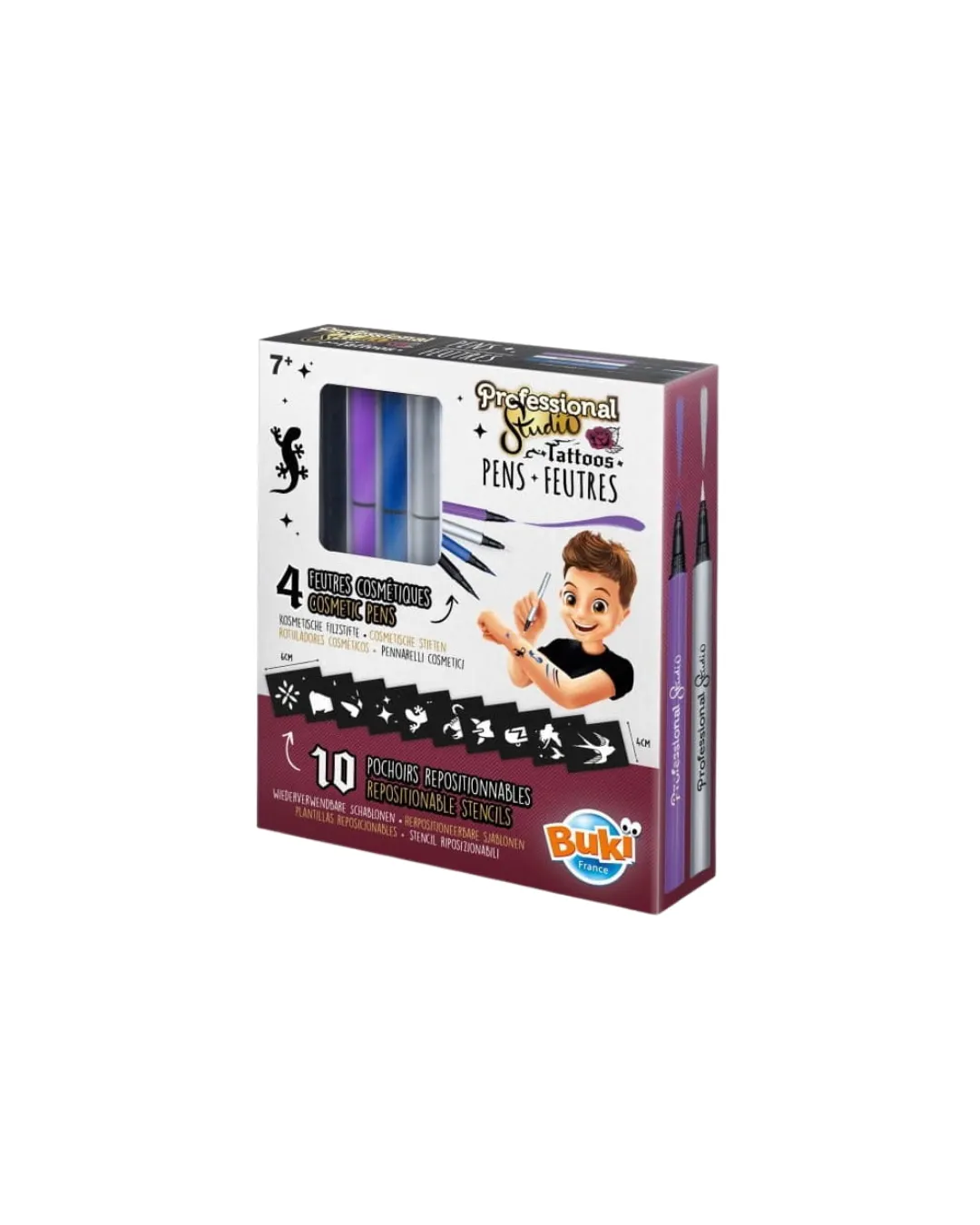 Buki - markery do tworzenia tatuaży ze wzorami LEO