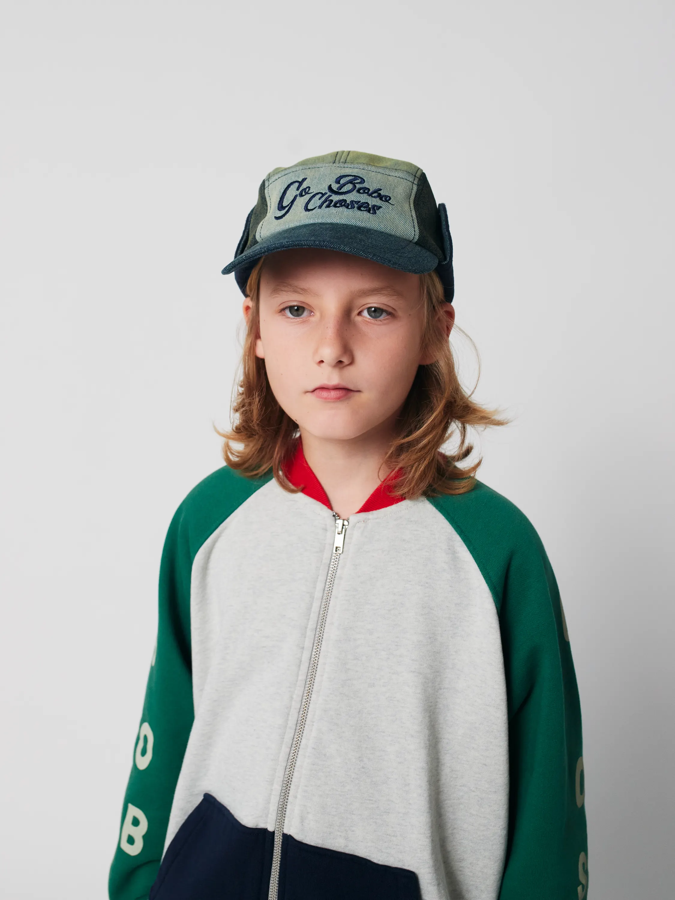 BOBO CHOSES - stylizacja dla chłopca z czapką