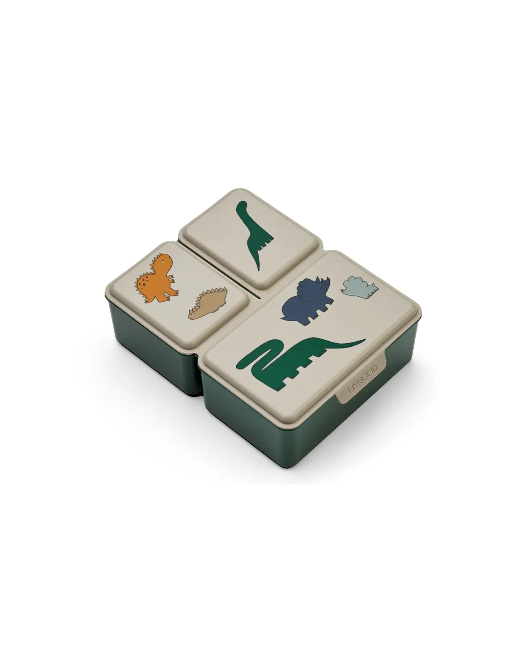 Liewood - lunchbox dziecięcy Driss Lunchbox Dinosaurs Mist