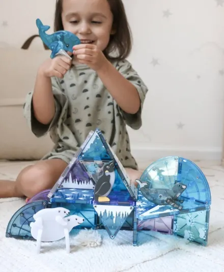 MAGNA-TILES - klocki magnetyczne dla dzieci 3+ Arctic Animals 25 elementów MAGNA-TILES - klocki magnetyczne dla dzieci 3+ Arctic Animals 25 elementów