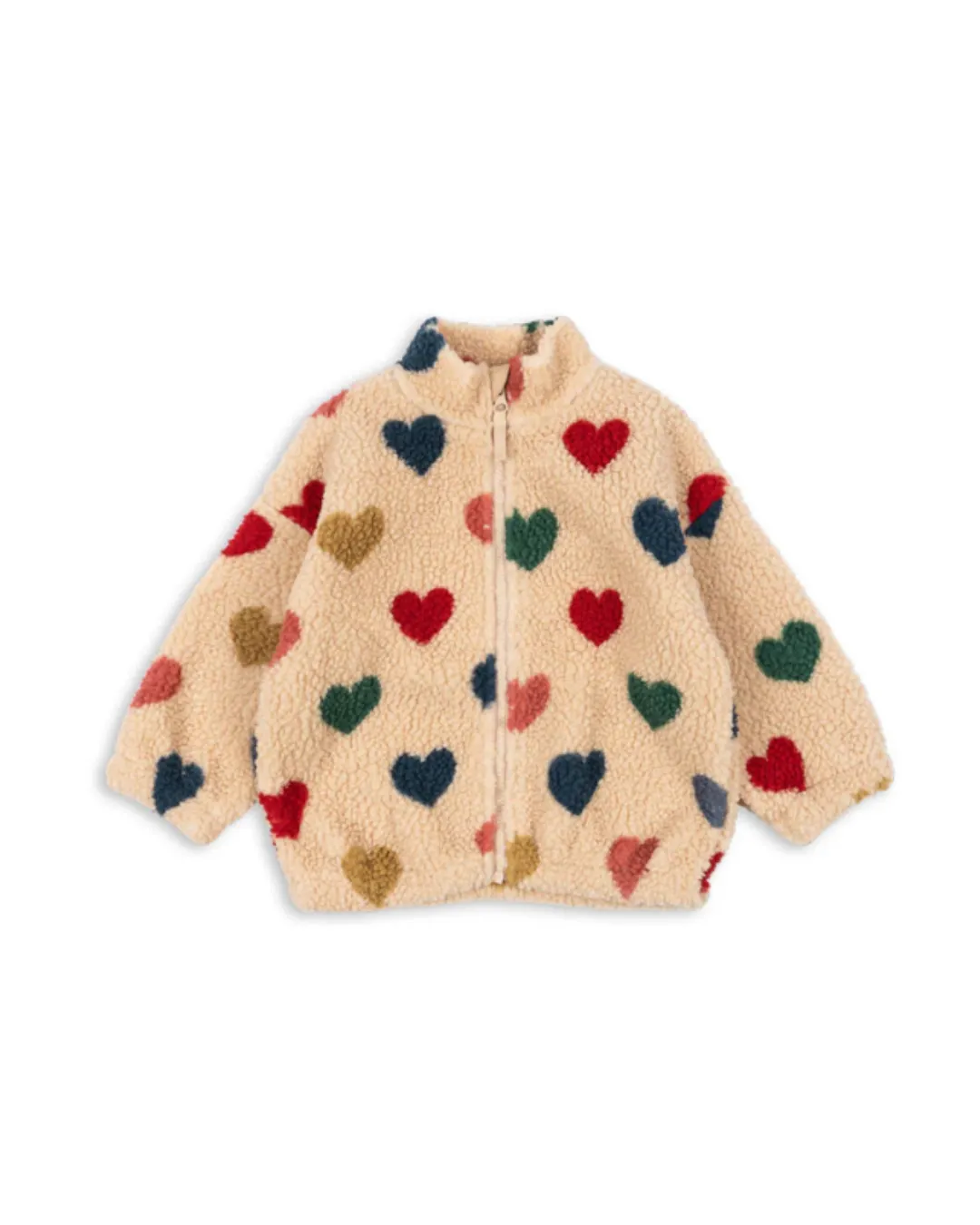 Konges Sløjd - kurtka dziecięca Jody Teddy Jacket GRS Bon Coeur Coloré Konges Sløjd - kurtka dziecięca Jody Teddy Jacket GRS Bon Coeur Coloré