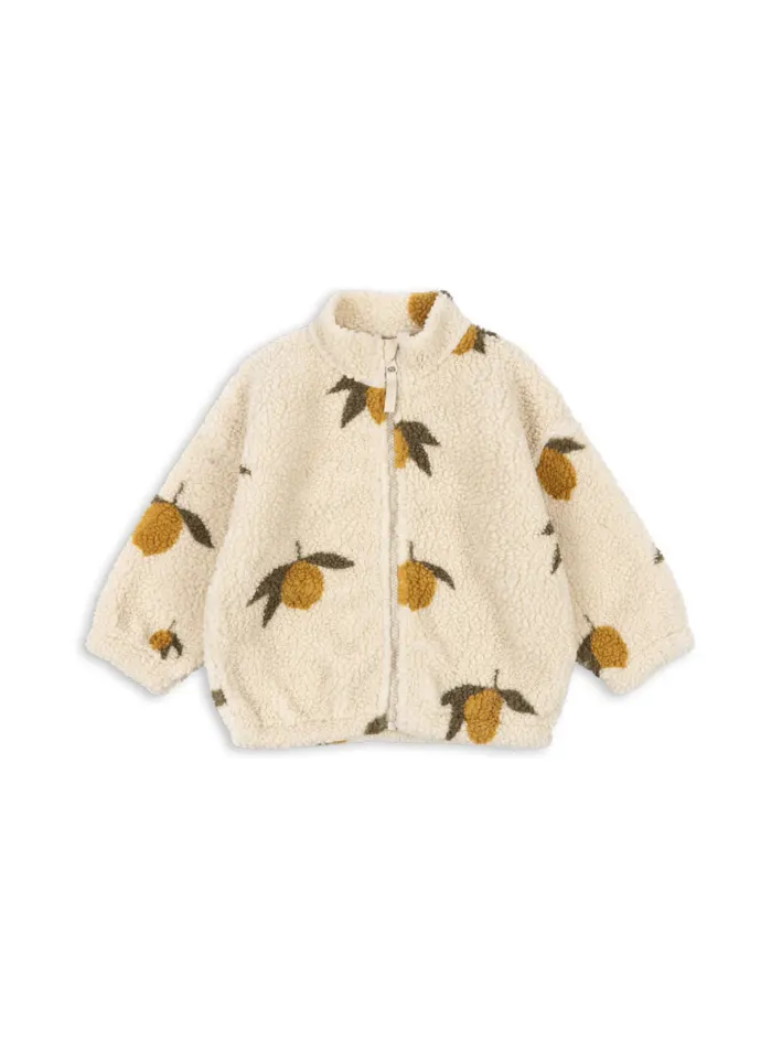 Konges Sløjd - kurtka Jody Teddy Jacket GRS Mon Grand Citron