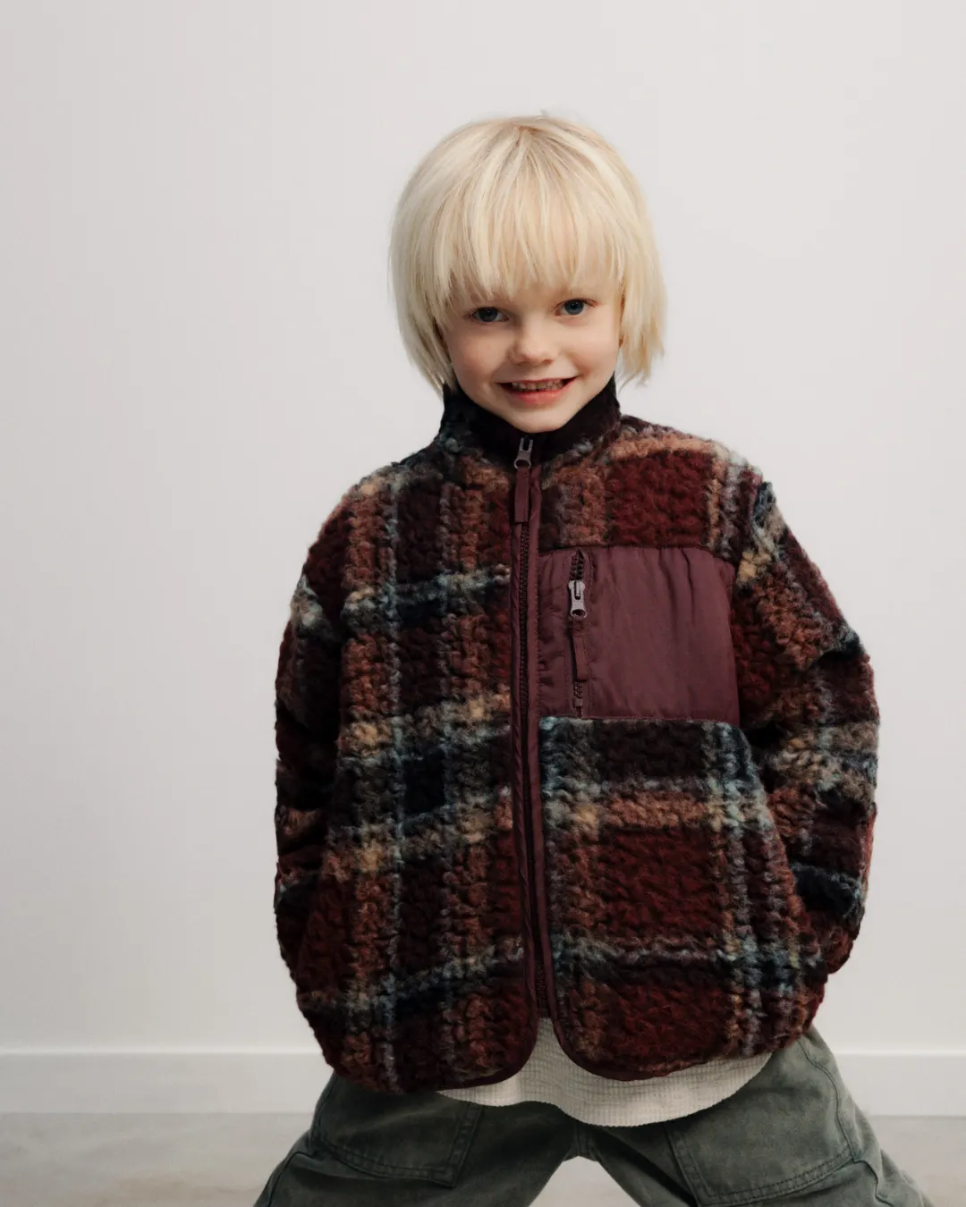 The New Society - kurtka Roo Jacket Roo Check