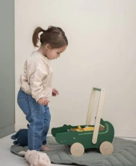 Trixie - drewniany wózek Krokodyl Trixie - drewniany wózek Krokodyl