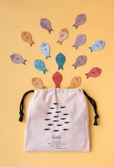 Londji - układanka Wieloryb i rybki