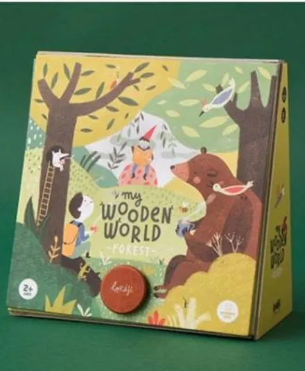 Londji - drewniana układanka z figurkami Mój Drewniany Leśny Świat Londji - drewniana układanka z figurkami Mój Drewniany Leśny Świat