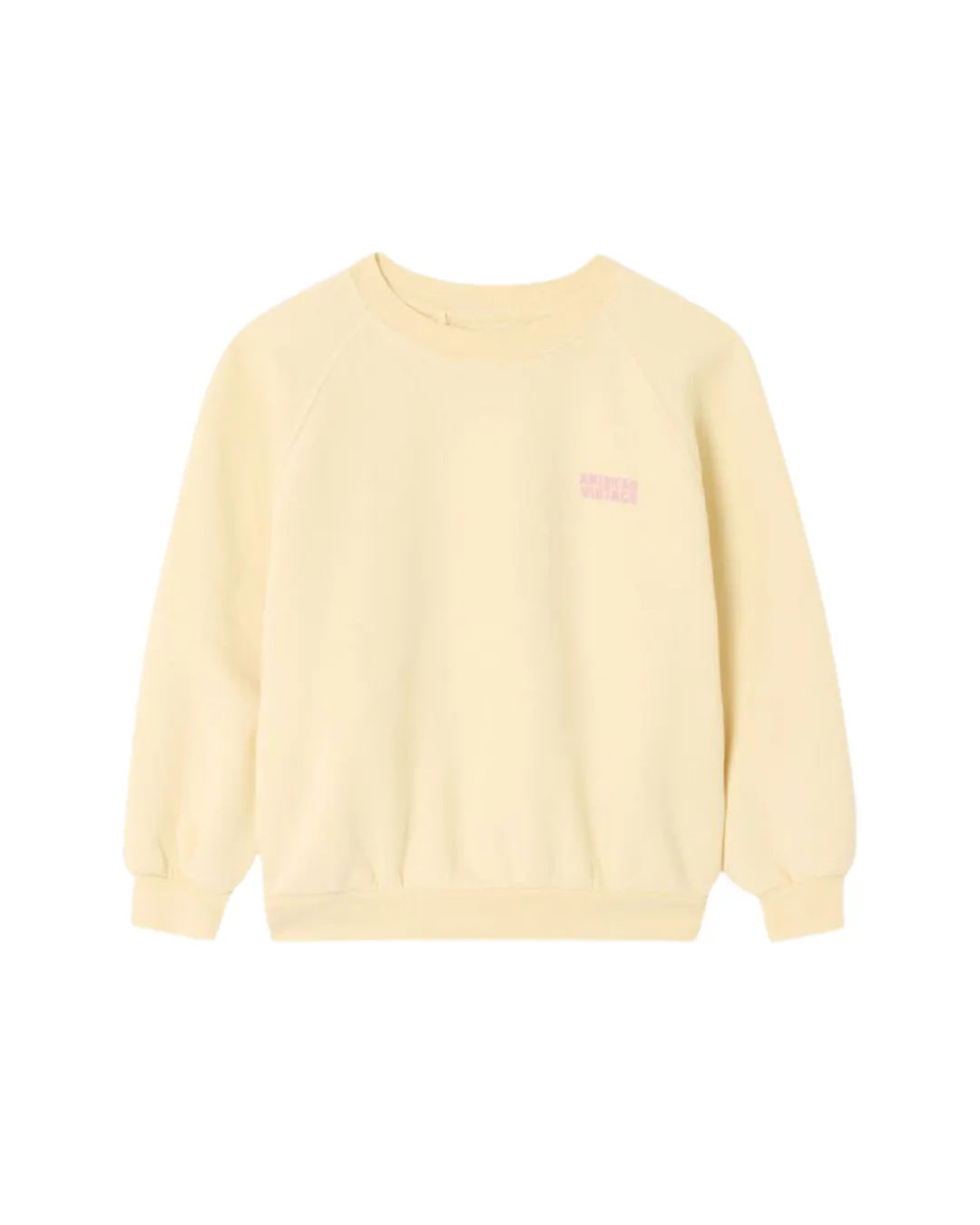 American Vintage - bawełniana bluza Izubird Vanille Vintage