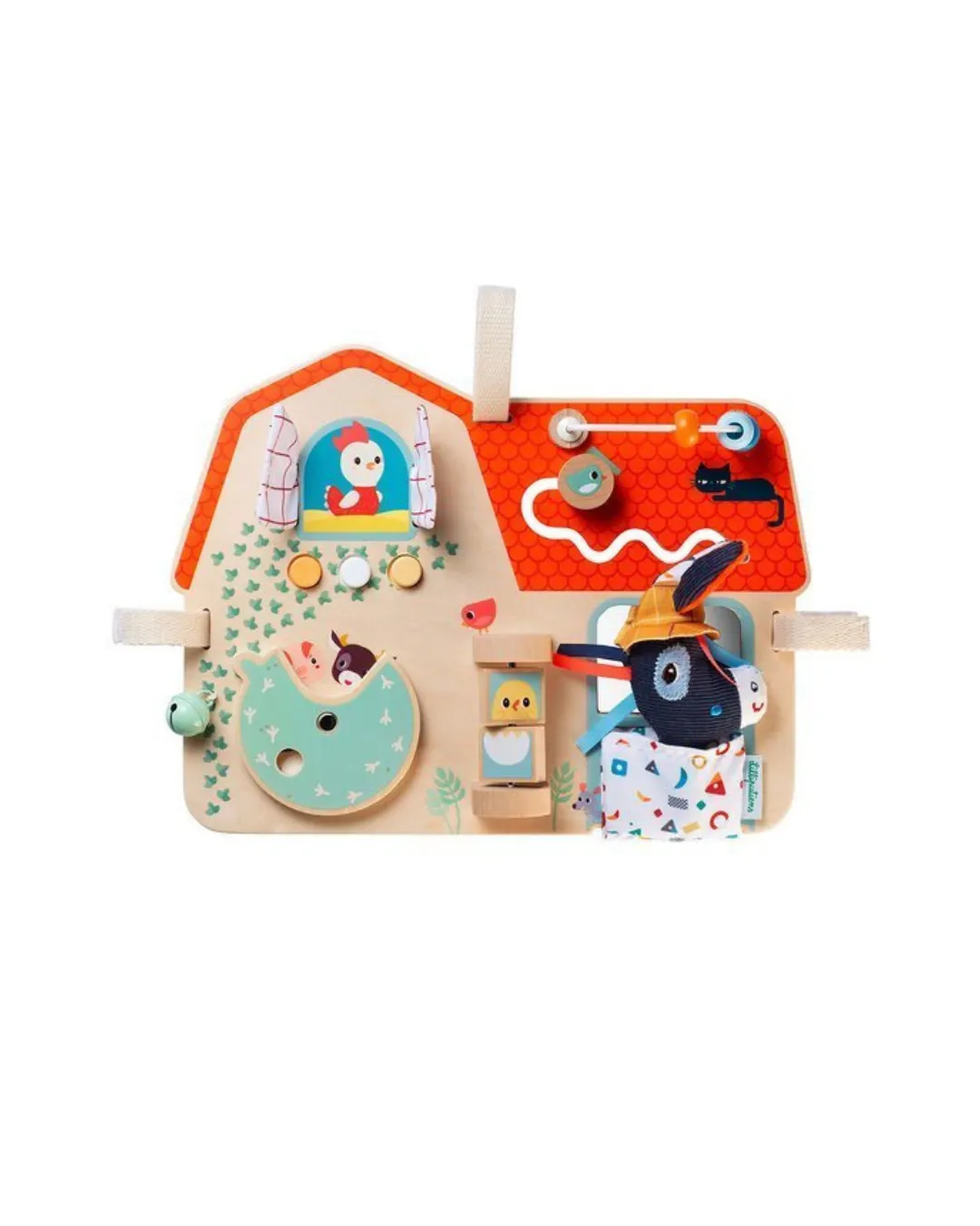 Lilliputiens - drewniana tablica manipulacyjna Farma 