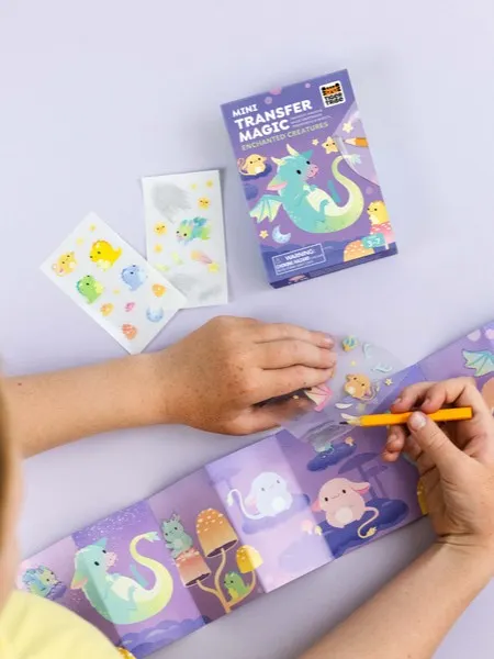 Tiger Tribe - zestaw z folią transferową Zaczarowane Stworzenia