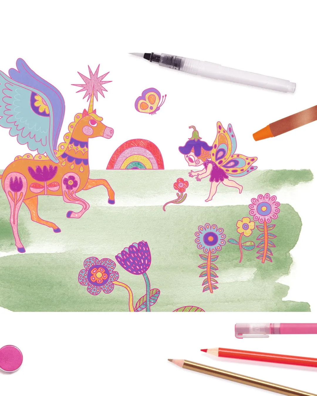 Djeco - duży zestaw artystyczny dla dziecka w walizce