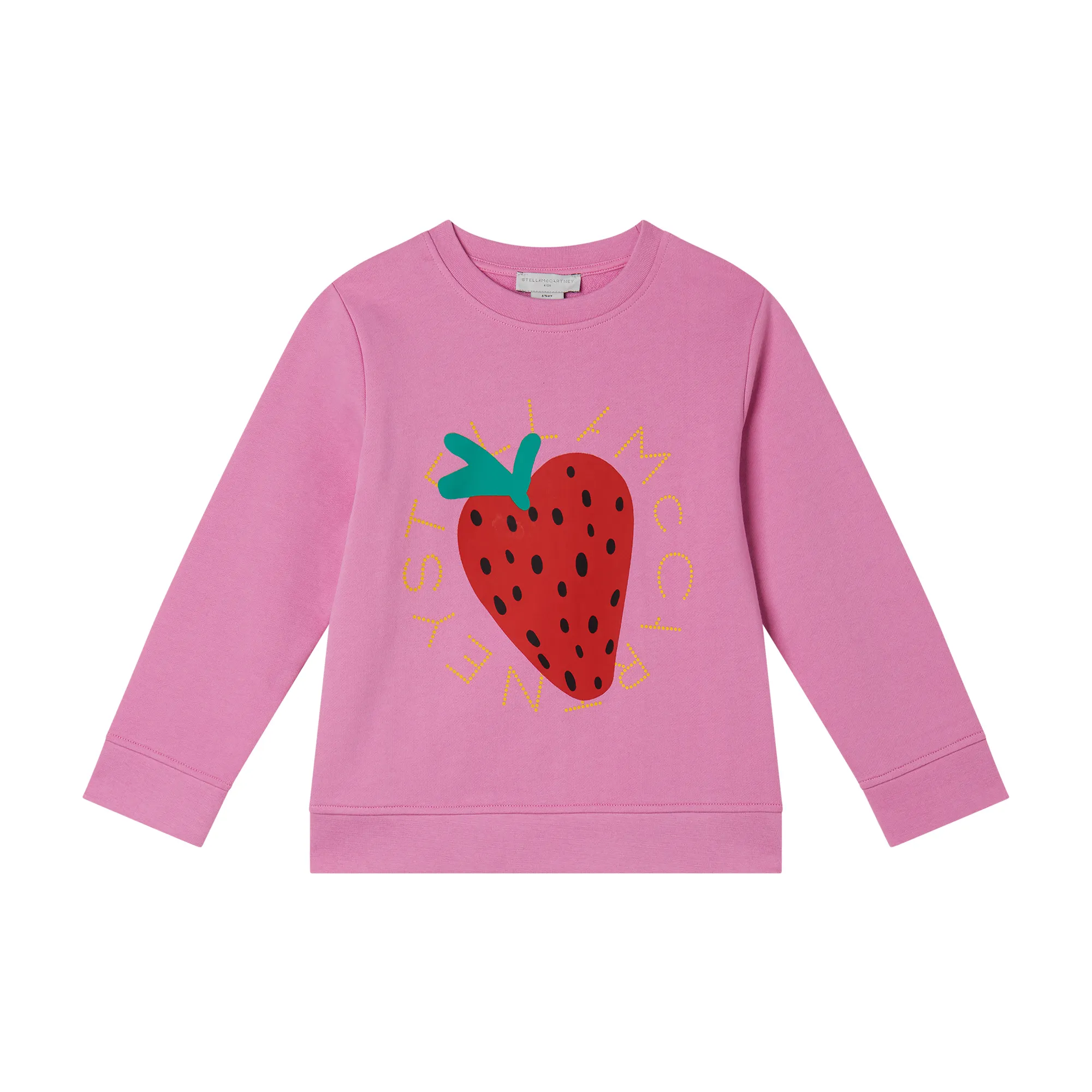 Stella McCartney - bluza dziewczęca Fleece Strawberries Stella McCartney - bluza dziewczęca Fleece Strawberries