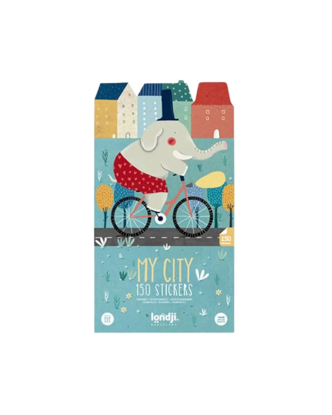 Londji - naklejki wielorazowe dla dzieci Moje Miasto