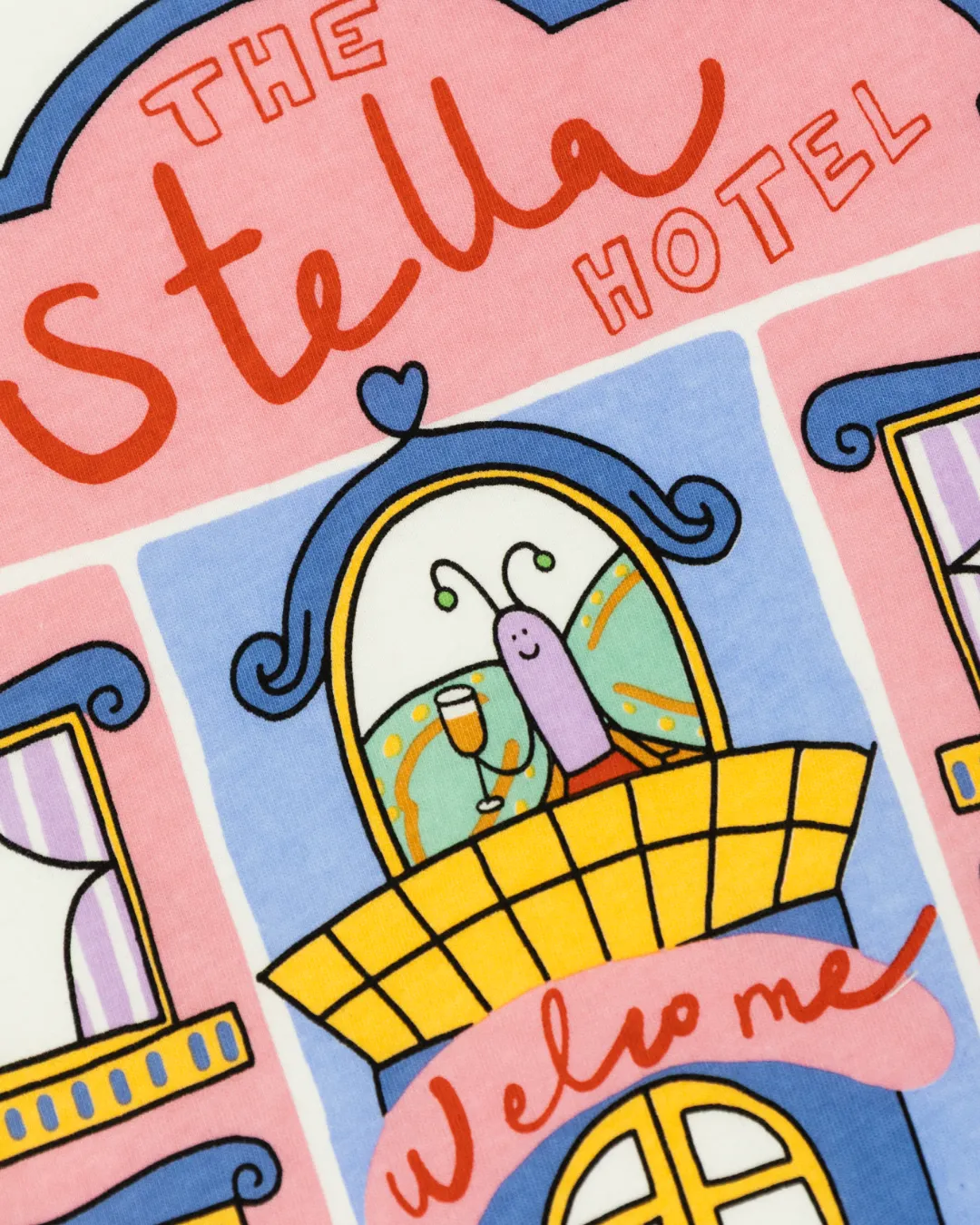 Stella McCartney - t-shirt z nadrukiem The Stella Hotel Stella McCartney - t-shirt z nadrukiem The Stella Hotel