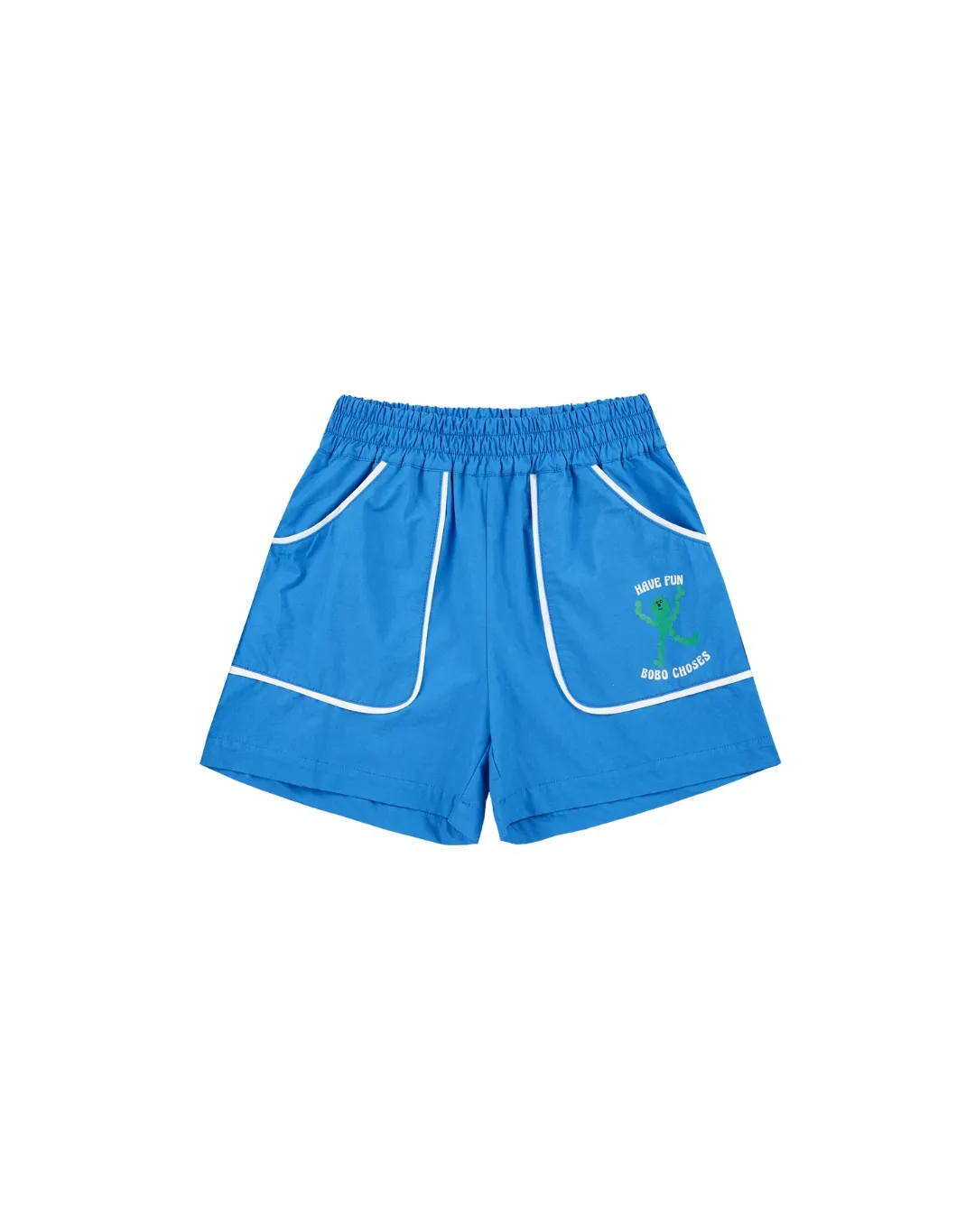 BOBO CHOSES - szorty bermudy Mr. Have Fun Blue niebieskie BOBO CHOSES - szorty bermudy Mr. Have Fun Blue niebieskie