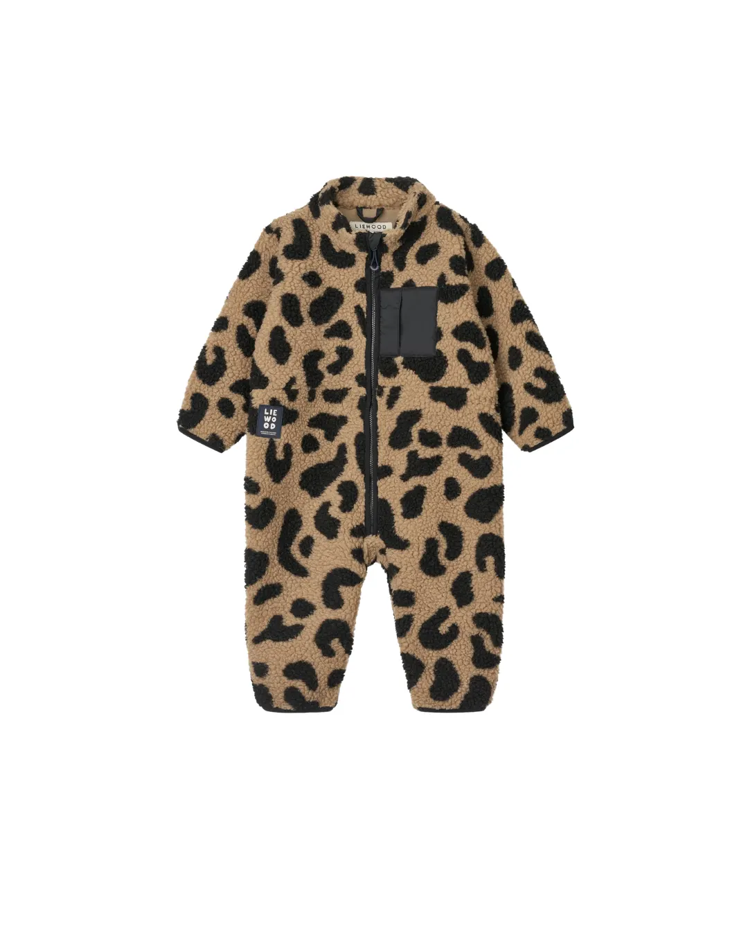 Liewood - kombinezon dziecięcy Nolano Pile Jumpsuit Mega leo/Oat mix