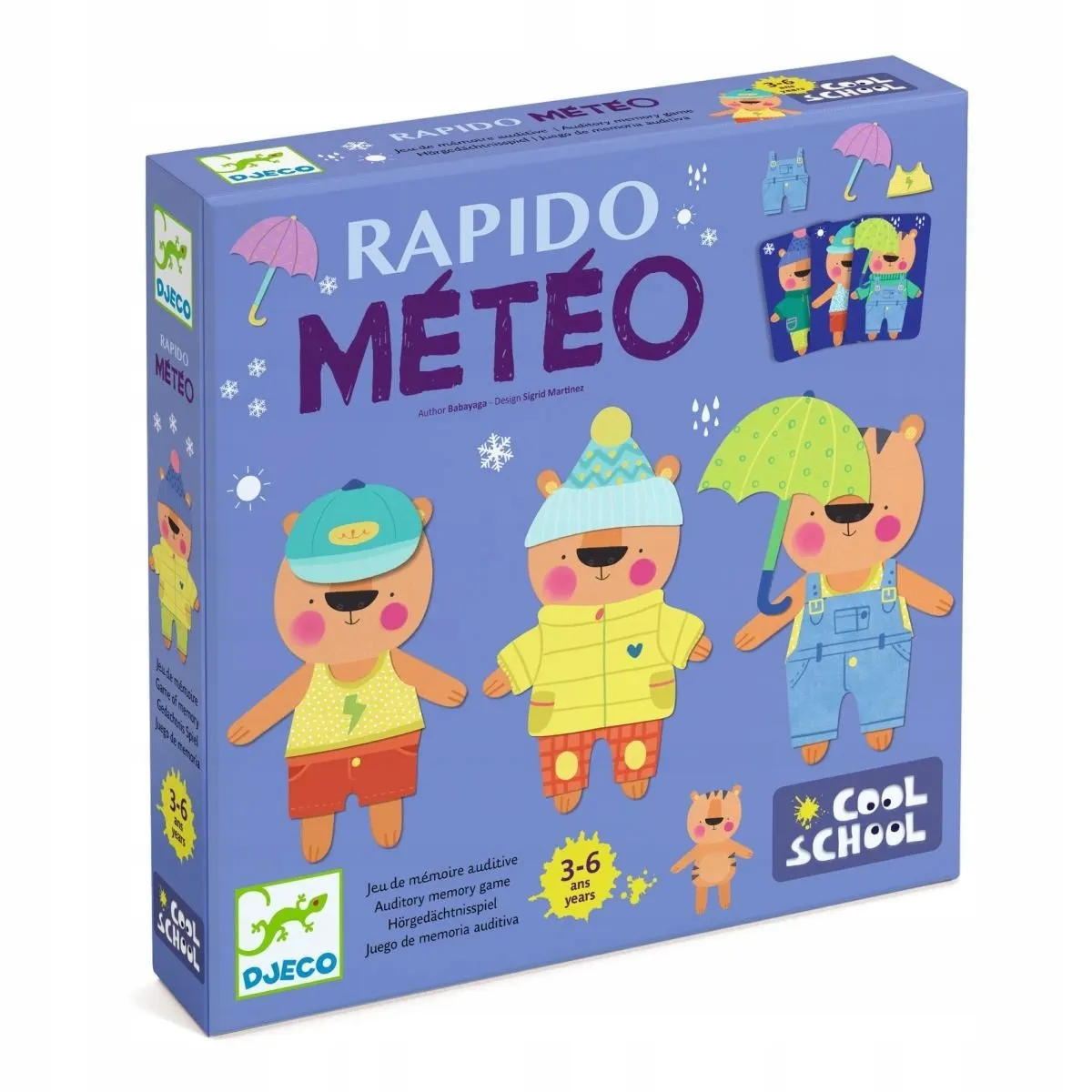 Djeco - edukacyjna gra dla dzieci Rapido Meteo Djeco - edukacyjna gra dla dzieci Rapido Meteo