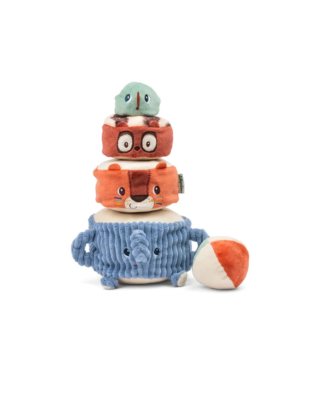 Lilliputiens - piramida dźwiękowa sensoryczne klocki z grzechotkami Zwierzątka Lilliputiens - piramida dźwiękowa sensoryczne klocki z grzechotkami Zwierzątka