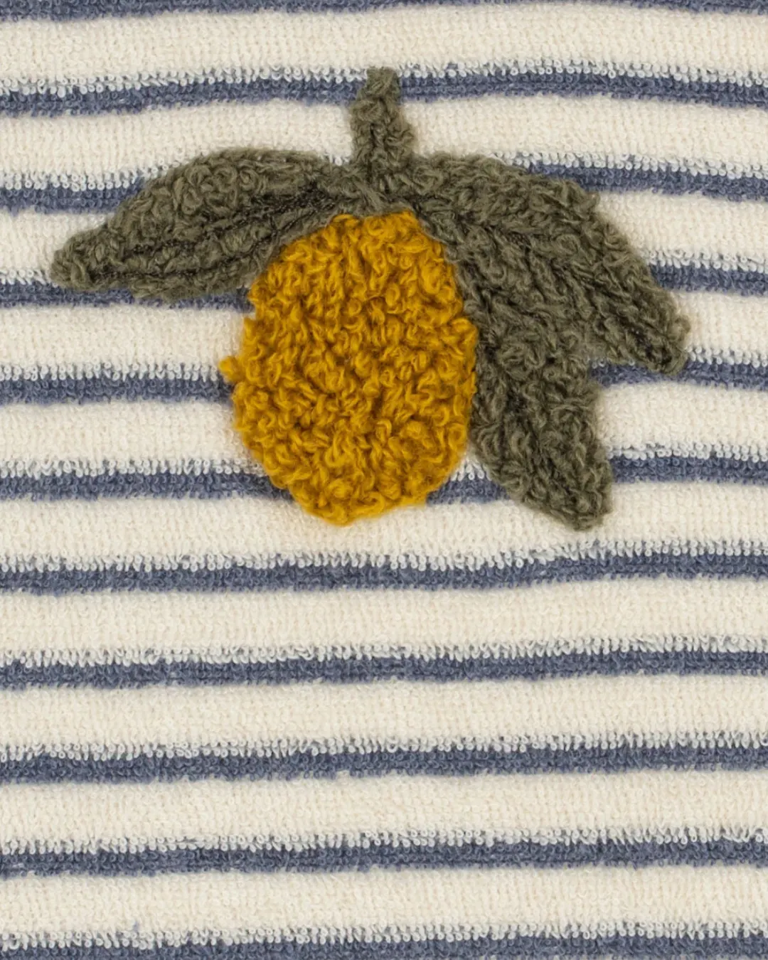 Konges Sløjd - dziecięca bluza frotte Itty Sweatshirt Flint Stripe