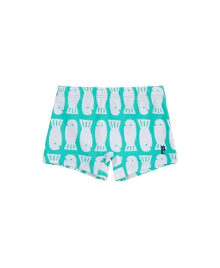 BOBO CHOSES - szorty do pływania dla niemowląt Lucky Fish light green jasnozielony 