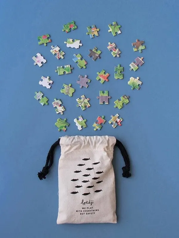 Londji - dwustronne puzzle dla dzieci kieszonkowa wersja Dzień i Noc Londji - dwustronne puzzle dla dzieci kieszonkowa wersja Dzień i Noc