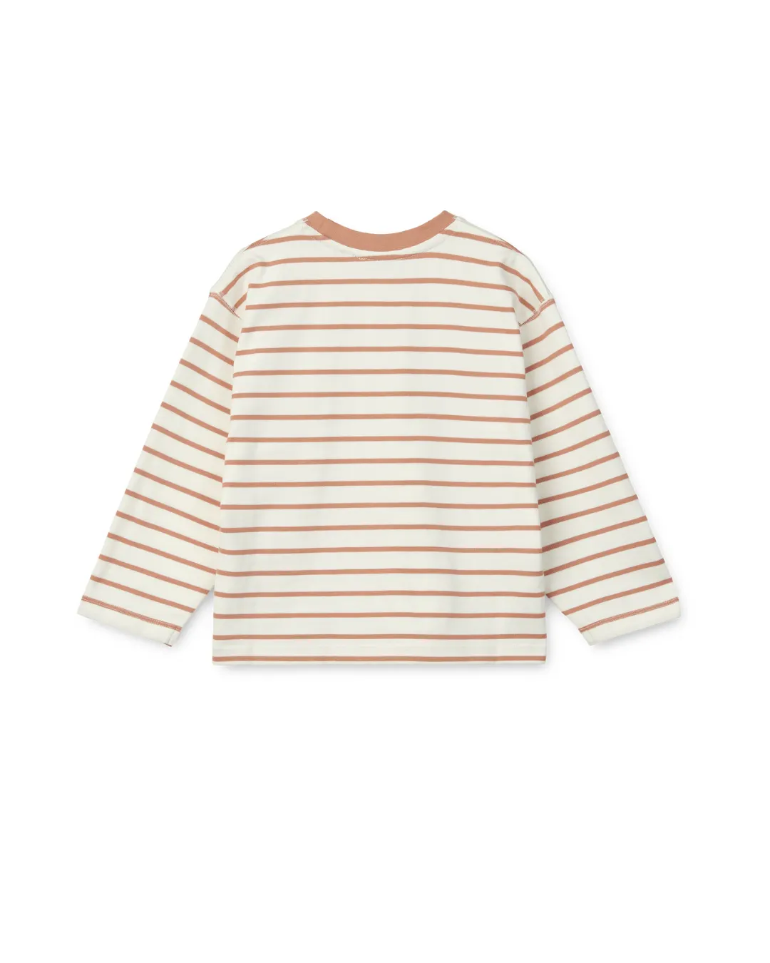 Liewood - koszulka z długim rękawem Tyler Stripe Tuscany rose Creme de la creme