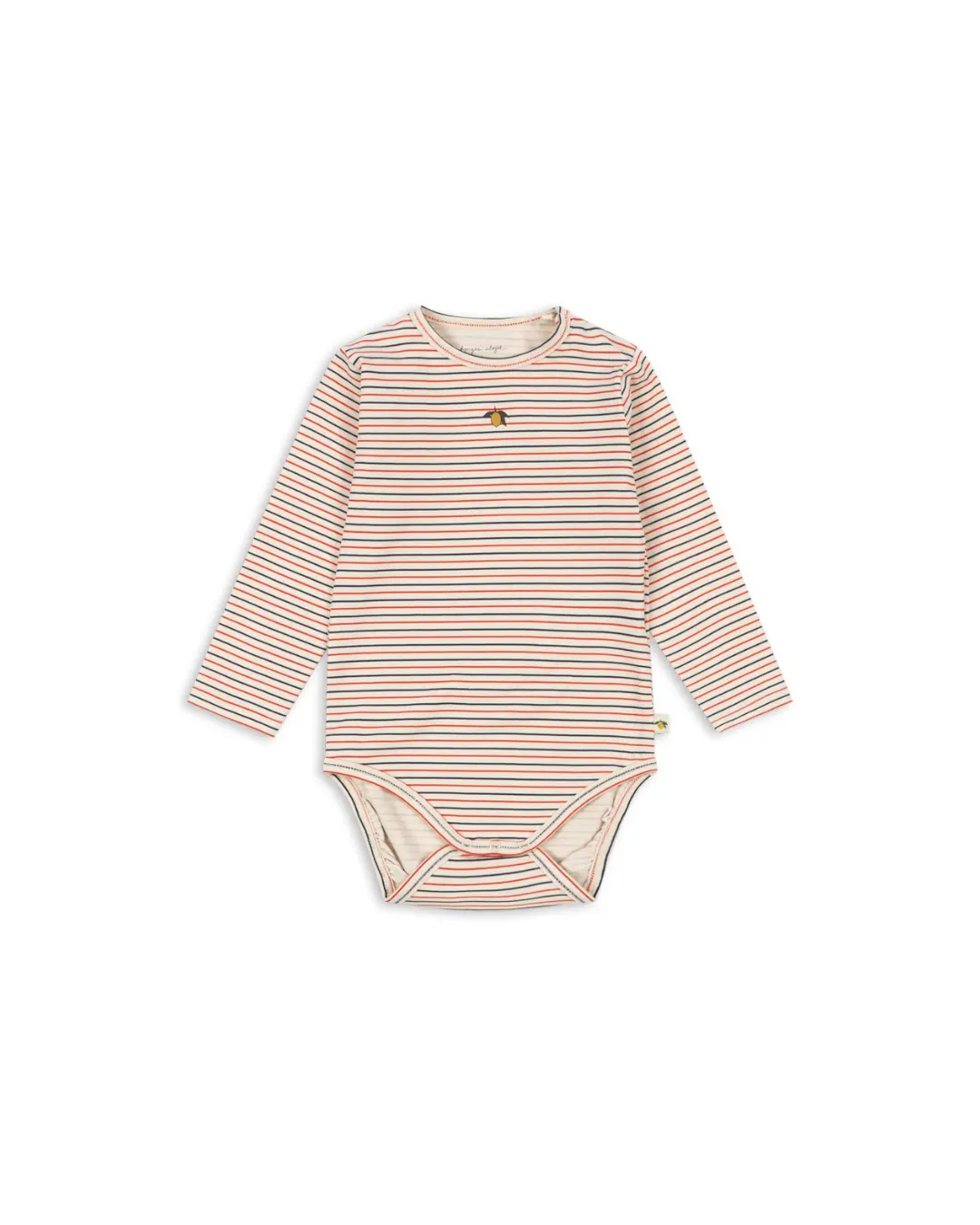 Konges Sløjd - body niemowlęce basic Stripe Tricolore Petit