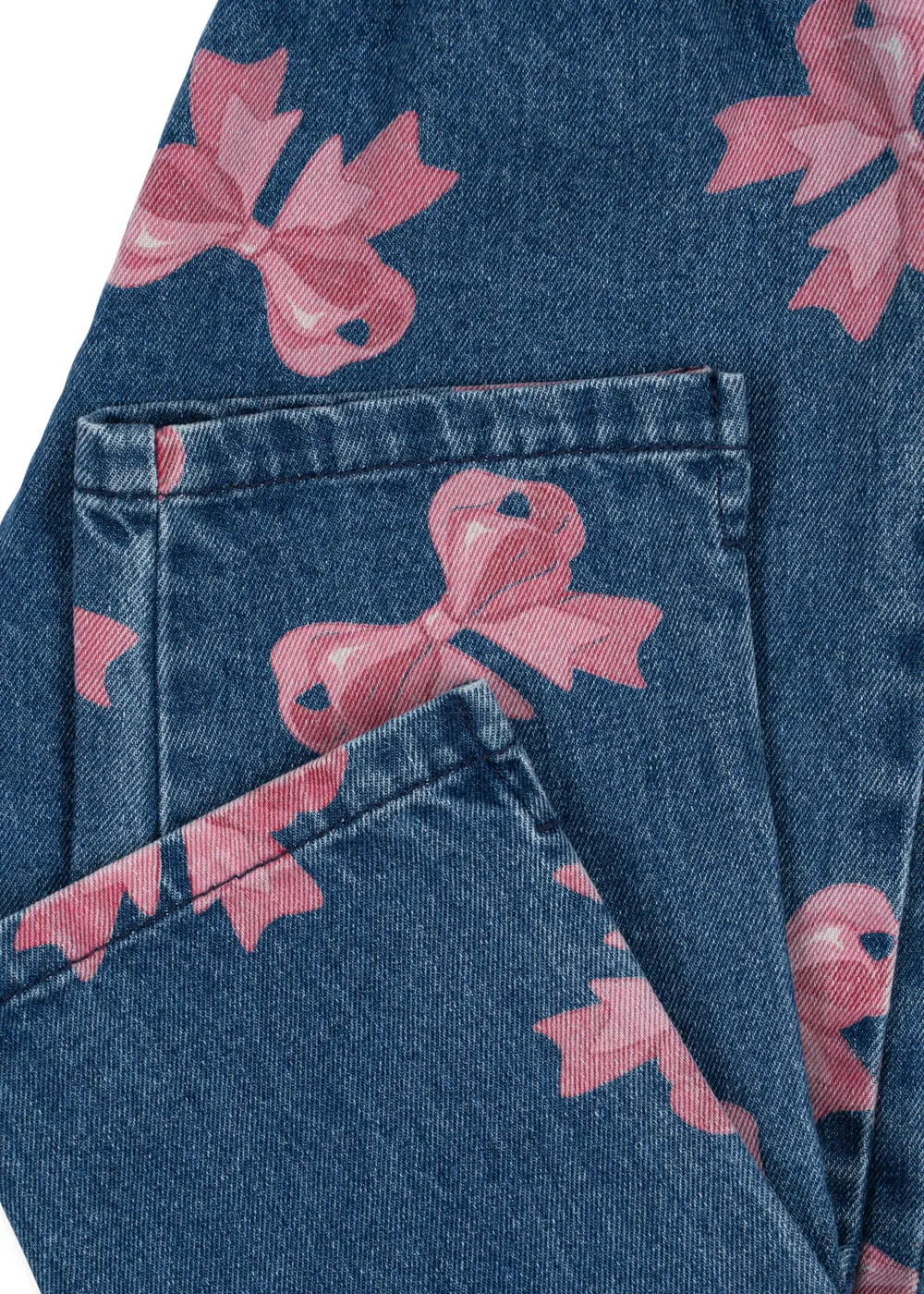 Konges Sløjd - spodnie jeansy dziecięce Magot Frill Pants GOTS Bella Bow Konges Sløjd - spodnie jeansy dziecięce Magot Frill Pants GOTS Bella Bow