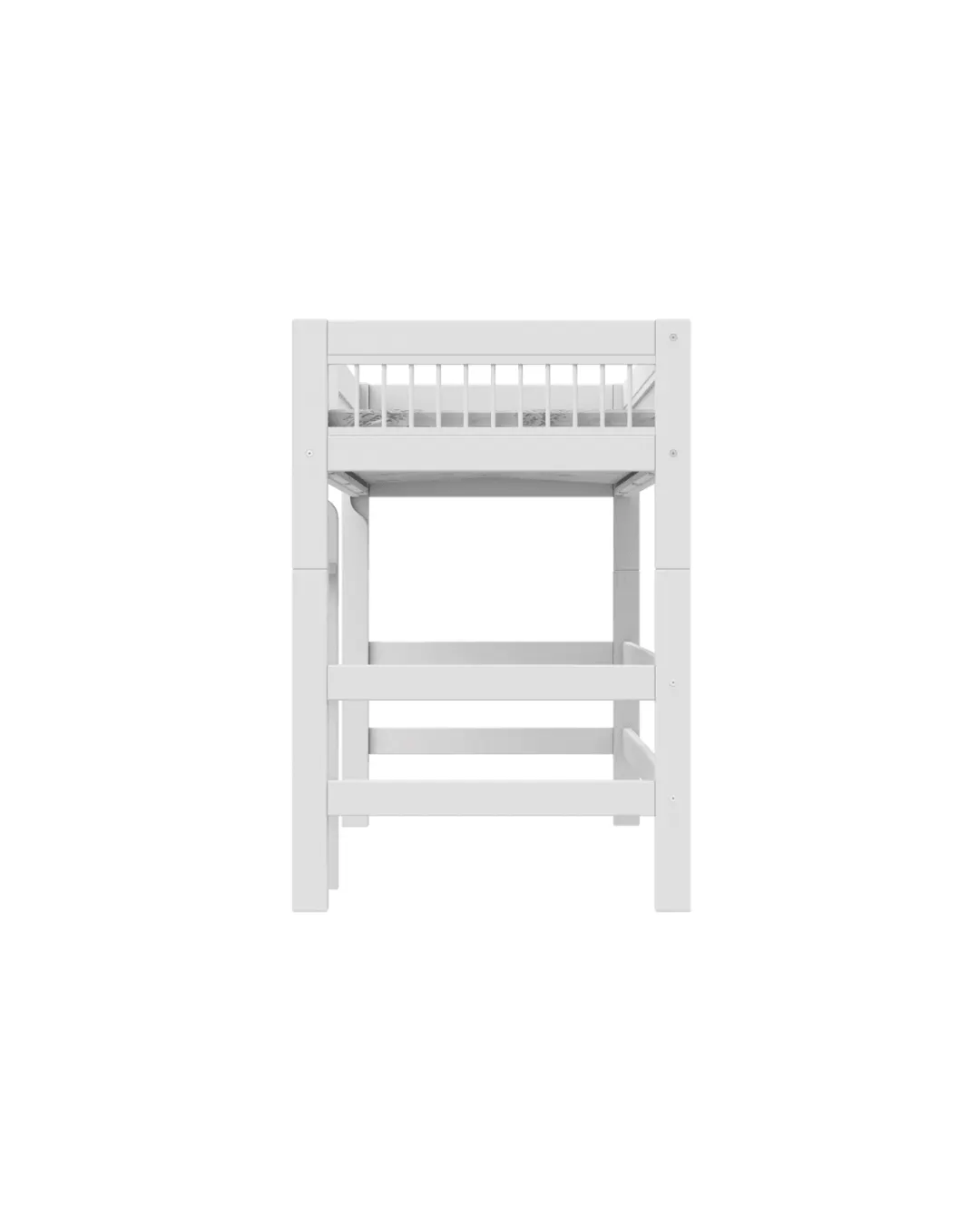 LIFETIME Kidsrooms - łóżko wysokie 152 cm z drabinką Breeze White Standard LIFETIME Kidsrooms - łóżko wysokie 152 cm z drabinką Breeze White Standard