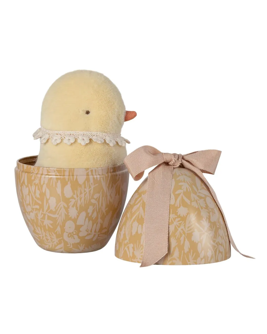 Maileg - Jajko Wielkanocne z przytulanką żółtym kurczaczkiem Maileg - Jajko Wielkanocne z przytulanką żółtym kurczaczkiem
