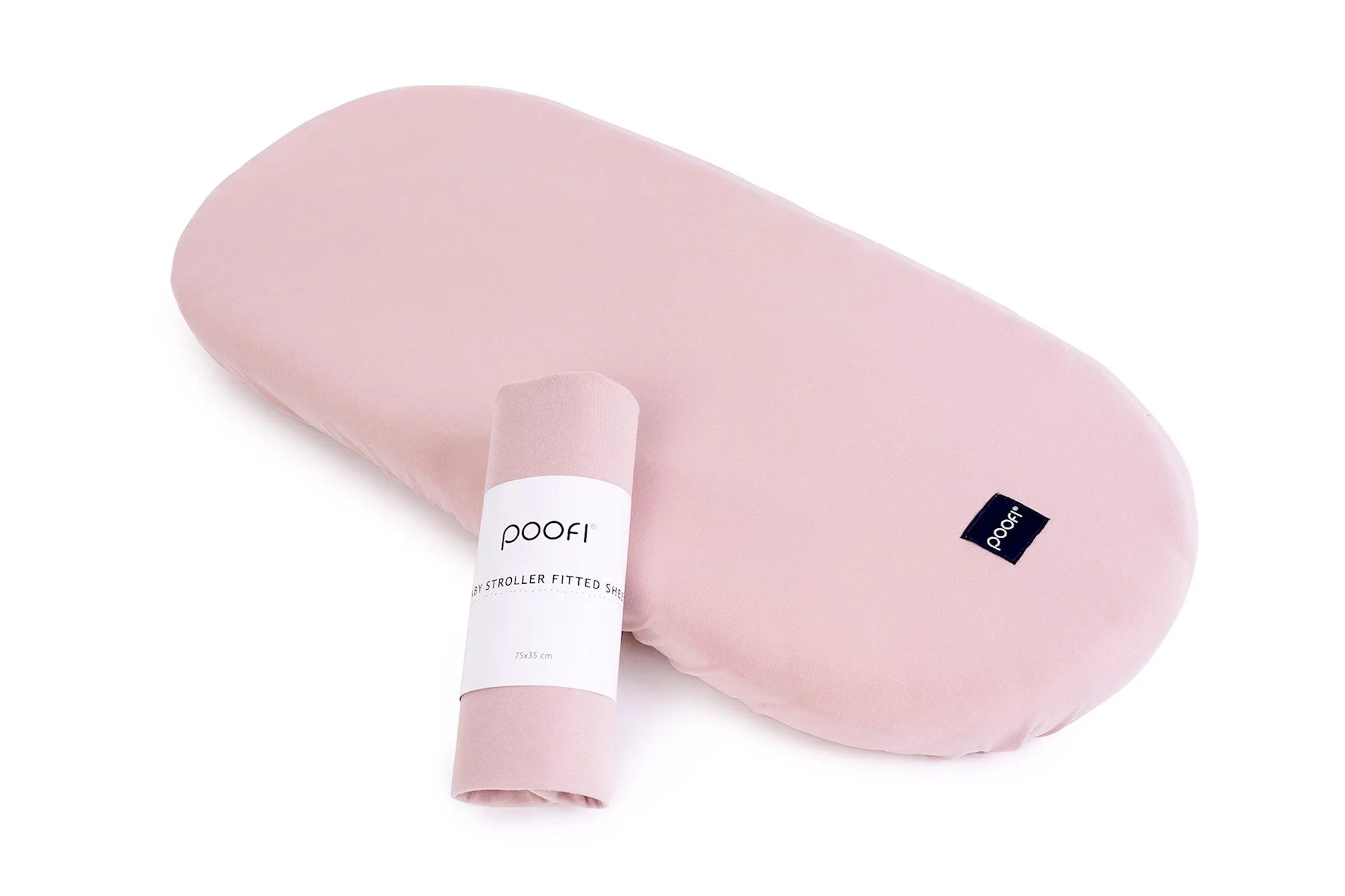 Poofi - prześcieradło do wózka Organic Piwonia Poofi - prześcieradło do wózka Organic Piwonia