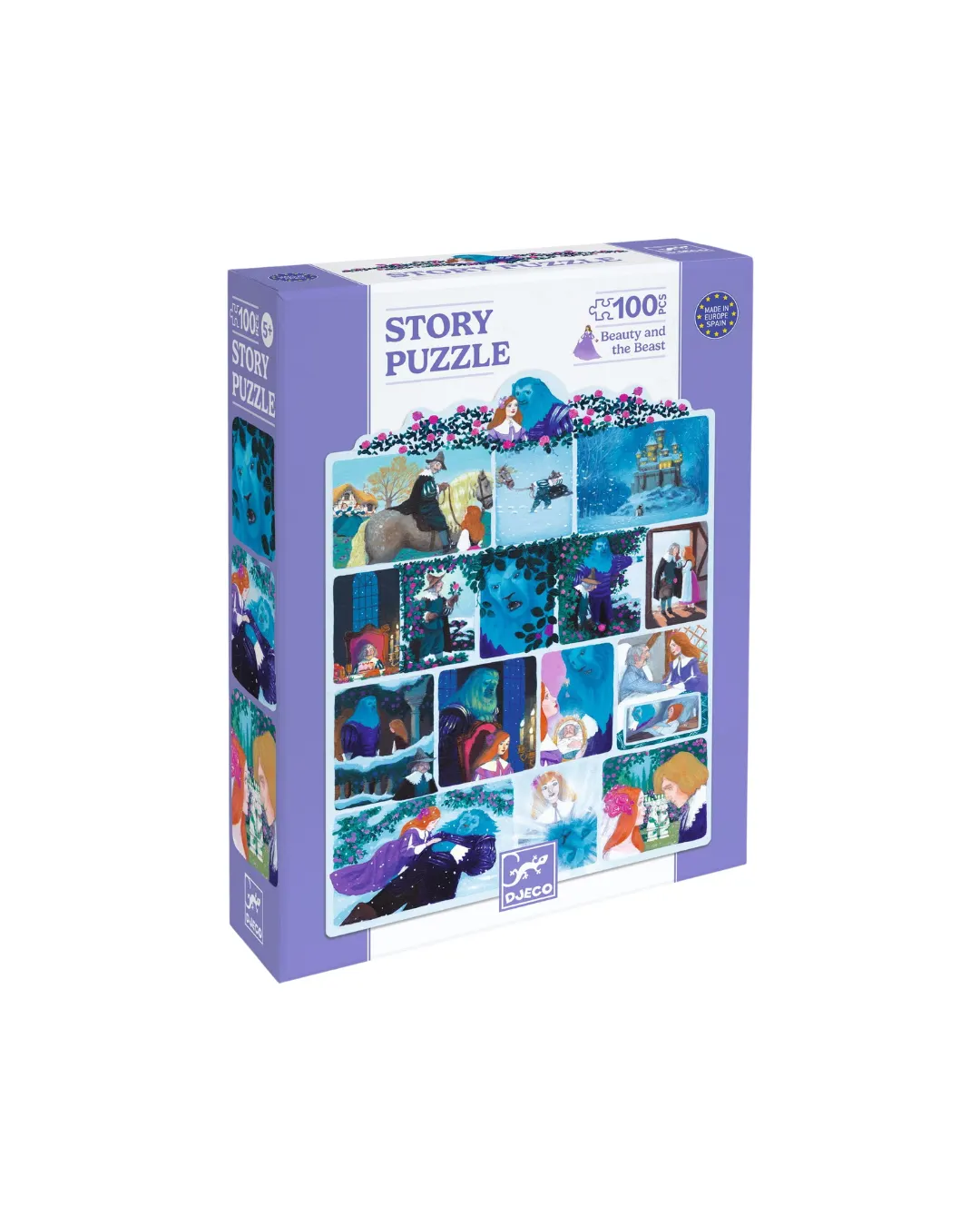 Djeco - puzzle Piękna i bestia 100 elementów