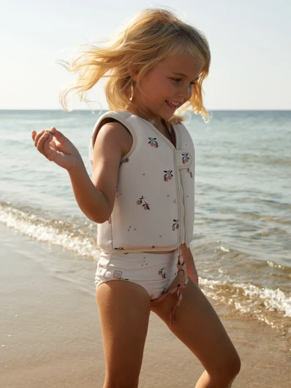 Liewood - kamizelka do pływania Dove Swim Vest Peach Sea Shell